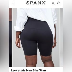 Spanx Look At Me Now bike short size M